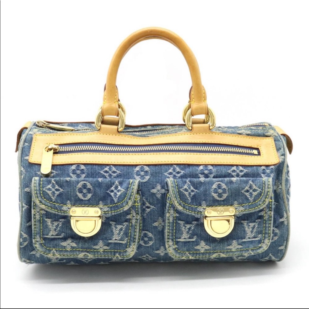 Y2K Denim Louis Vuitton NEO Speedy